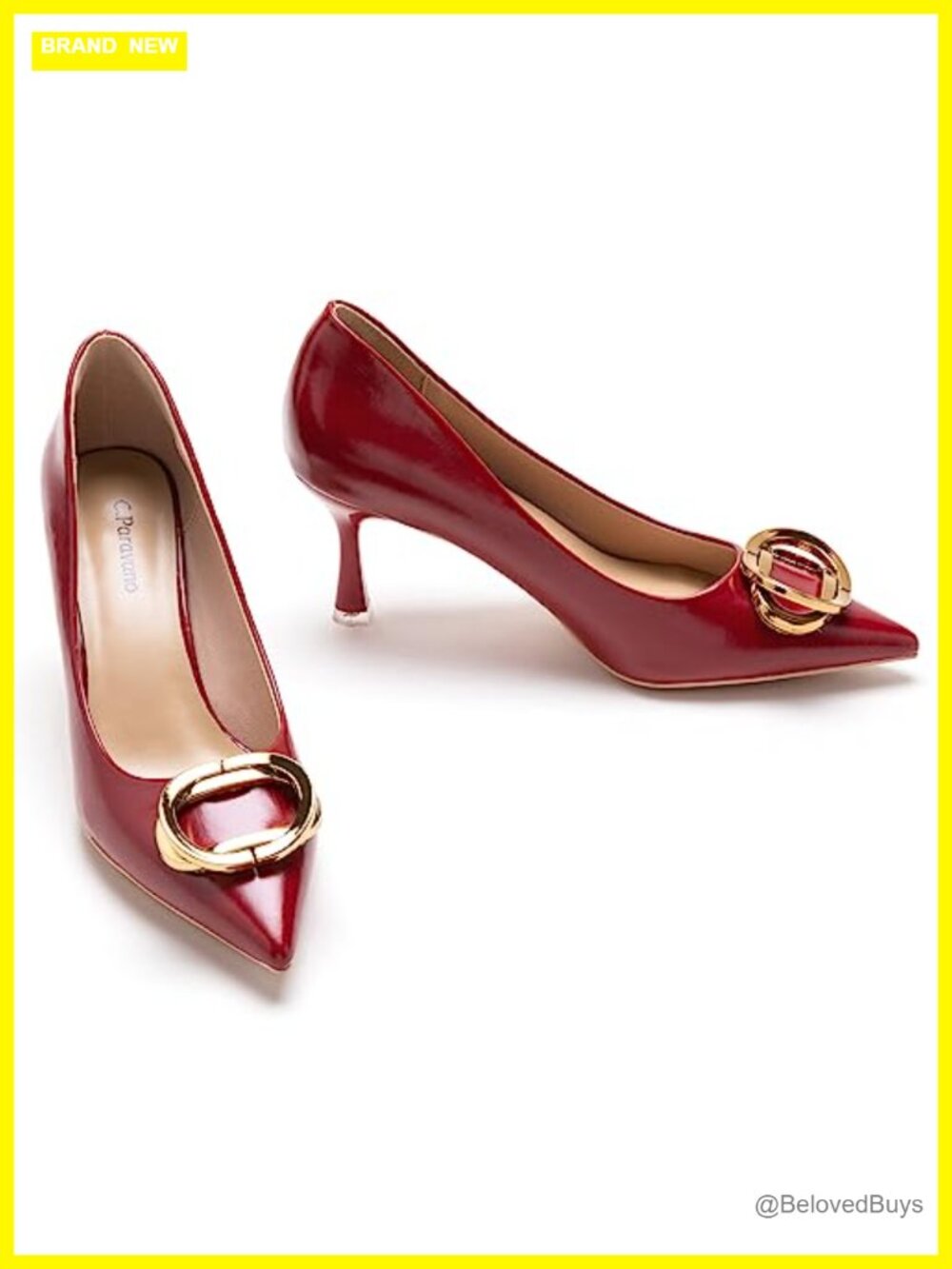 Kitten Heel Pointed Toe Pumps Slip On